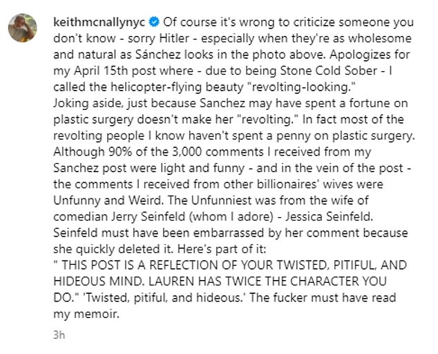 1726975115 136 Restaurateur Keith McNally erupts over repulsive photo of Jeff Bezos