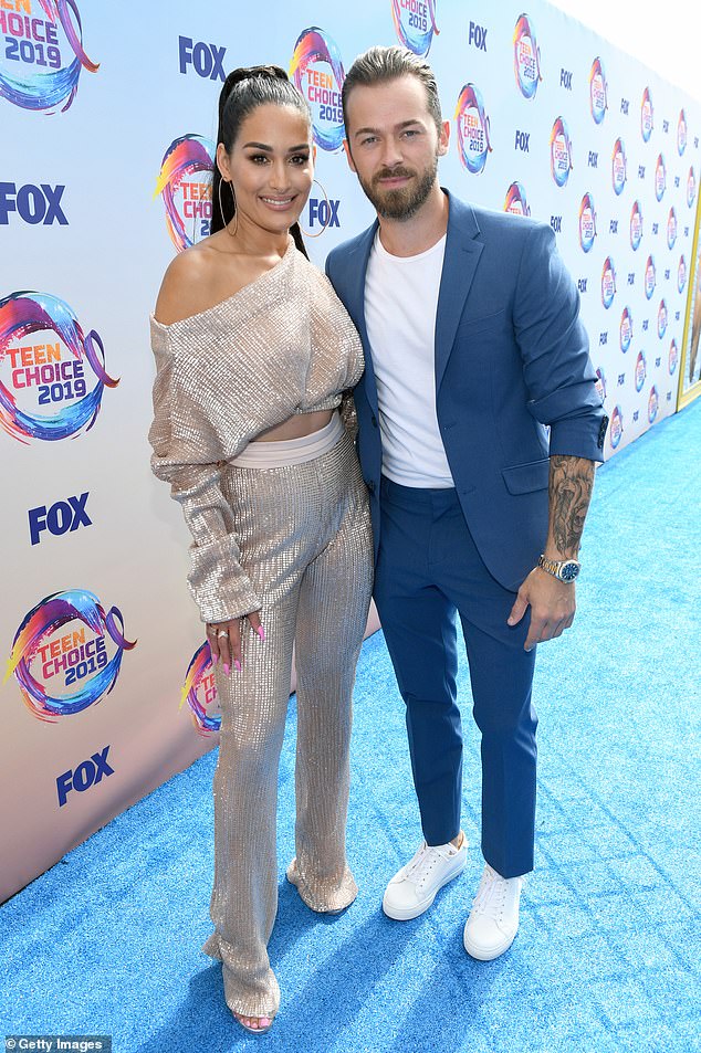 Cheryl sent her love to both Artem and Nikki (pictured 2019), stressing the importance of taking time to heal, even if it means putting their careers on hold.