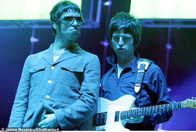 Reports last week claimed that Liam and Noel had a 'financial reason' for extending the tour to the US (pictured in 2005)