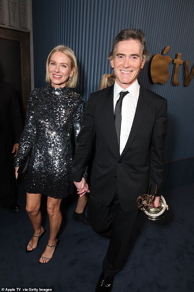 Liev and Naomi split in 2016, after which Watts married her Gypsy co-star Billy Crudup (pictured right) in June 2023.