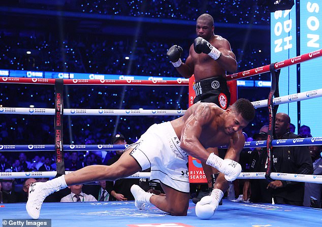 Joshua was knocked out in the fifth round in front of 96,000 fans at Wembley