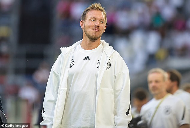 Germany is currently led by Julian Nagelsmann, whose contract runs until the end of the 2026 World Cup.