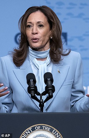 Kamala Harris in Washington, DC on September 18