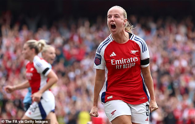 Beth Mead earned Arsenal a point in their WSL opener with a late goal at the Emirates