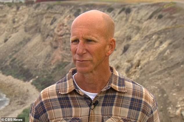 El Segundo police officer Cory Spencer (pictured) described his ordeal with the beach bums, which he said included being subjected to teasing from the group at their elaborate hangout