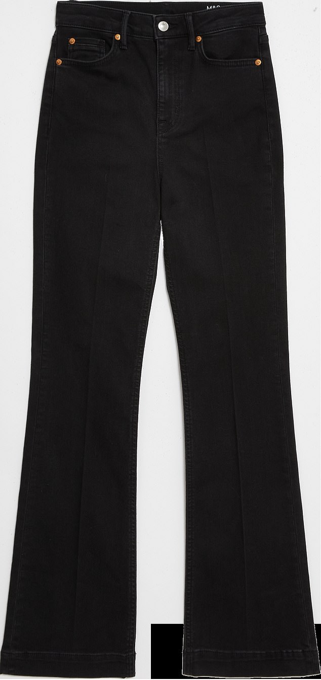 Slim flare with front crease, £39.50, marksand spencer.com