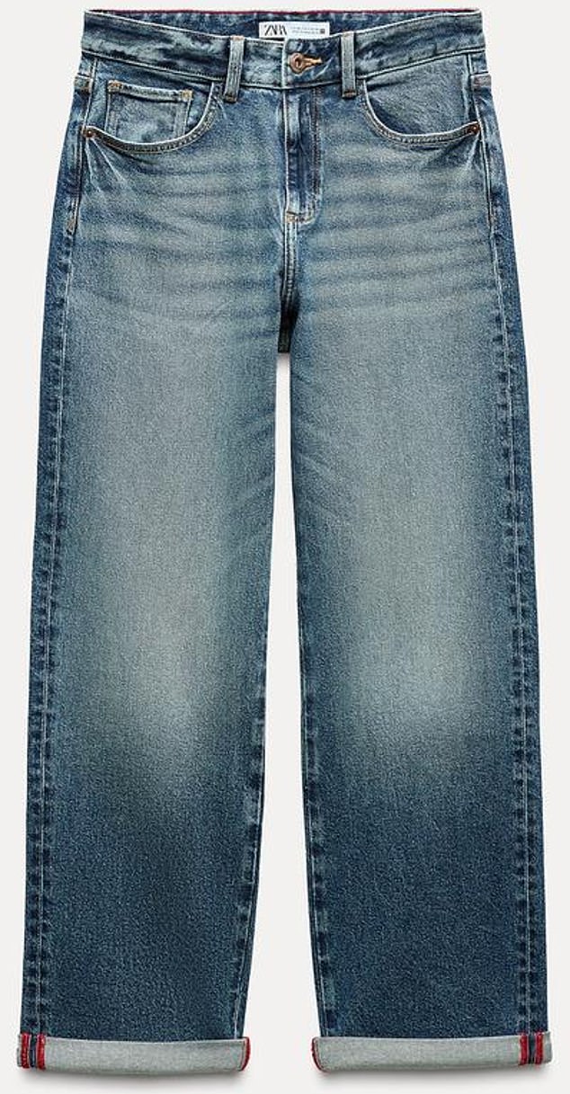 Relaxed fit straight jeans, £29.99, zara.com