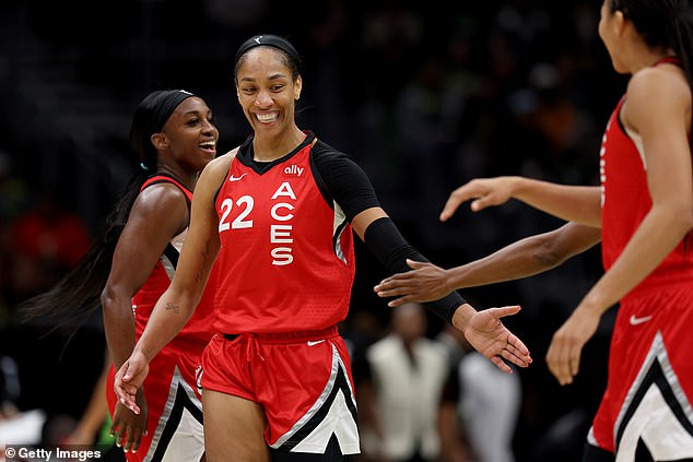 Las Vegas Aces star A'ja Wilson was unanimously named WNBA MVP on Sunday morning