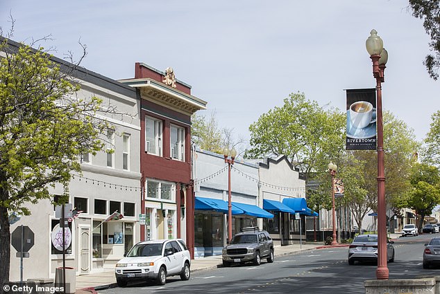 Pictured: Historic buildings in downtown Antioch, East Bay, California