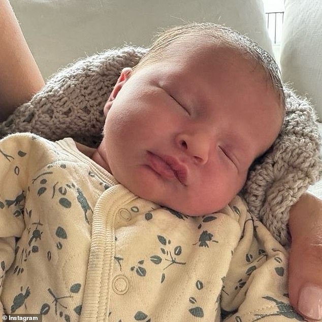 The couple announced the arrival of May June Mulaney on their Instagram accounts on Sunday with photos of the newborn