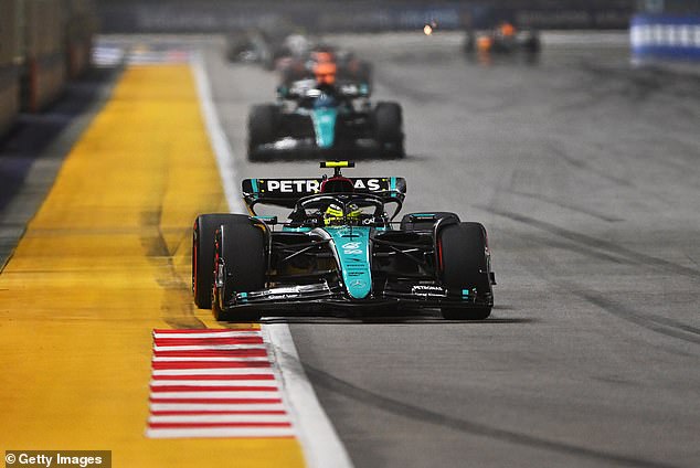 Hamilton finished 85 seconds behind winner Lando Norris and Russell was 61 seconds behind