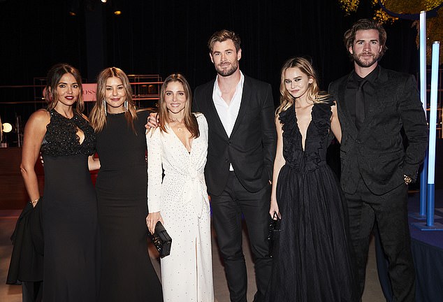 Despite already having a comfortable lead over Kyle and Jackie in Melbourne, Phillips wants to turn things around and make her show the number one destination for celebrity interviews. She is seen second from left at the 2021 Gold Dinner with Chris Hemsworth and Elsa Pataky (together, centre), Luciana Barroso (left) and Liam Hemsworth and Gabriella Brooks (together, right)