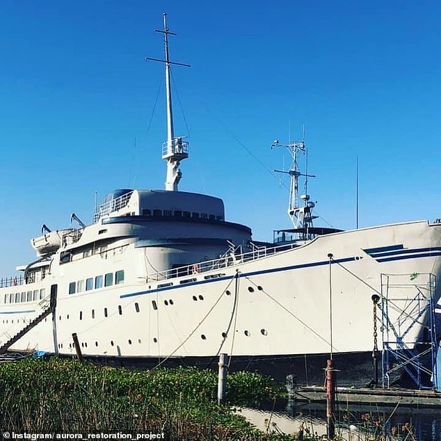 The 85-cabin cruiser, originally named Wappen von Hamburg — the first major passenger ship built by Germany in the aftermath of World War II — eventually ended up moored in the California Delta before Willson purchased it