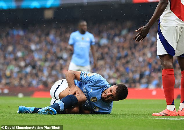 Arsenal's harsh tactics were also called into question after City midfielder Rodri was sent off with a knee injury after committing two heavy fouls in ten minutes