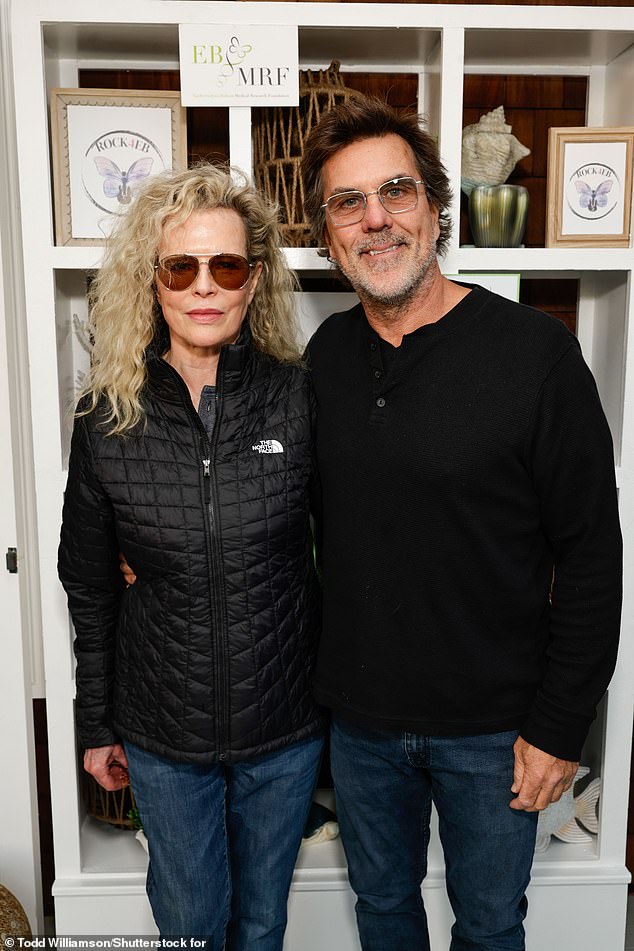 Kim Basinger, 70, was also spotted at the event with her longtime boyfriend, hairstylist Mitch Stone, on her arm.