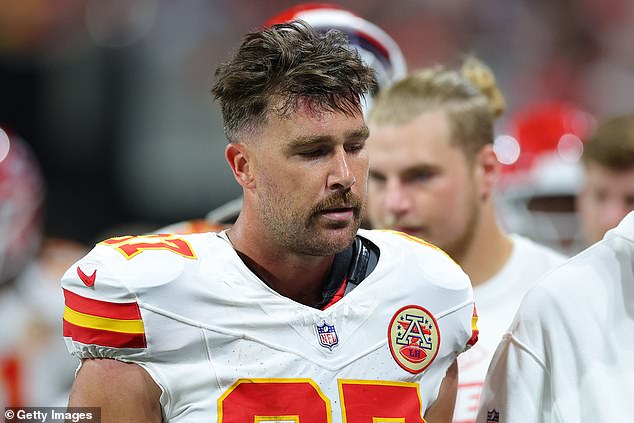 Kelce was the team's second-leading receiver but looked frustrated on the sideline