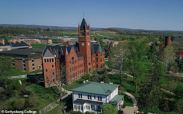 At least 2,200 students are enrolled at the private liberal arts school in Gettysburg, Pennsylvania