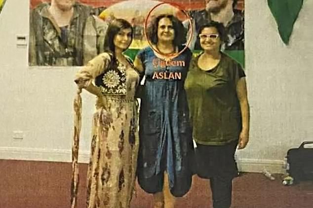 It is alleged that Ms Aslan was one of the leaders of an associated Australian terrorist cell linked to the PKK and its work in the country.