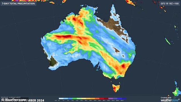 Eastern states to face downpour later in the week