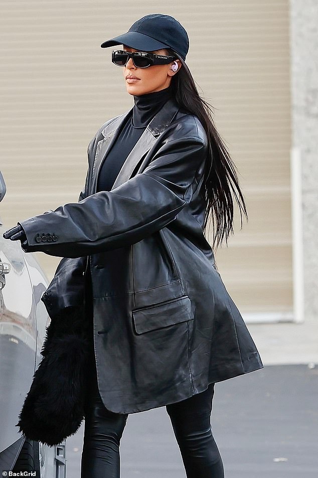 Kim Kardashian was photographed in LA in 2021 wearing purple earbuds, which were rumoured to be the £199 wireless Beats Fit Pro.