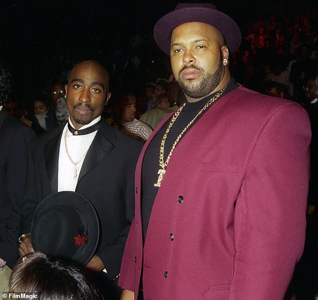 Davis told LAPD detectives in 2008 that Combs allegedly offered him $1 million to kill Shakur (left) and Death Row Records boss Suge Knight (right)