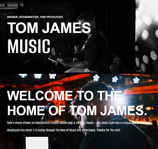 On his website, James' music is described as 