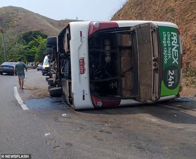 The crash, which occurred Saturday in Pirai, a region south of Rio de Janeiro, killed three athletes from the Curitiba Crocodiles, an American soccer team that plays in a Brazilian league.