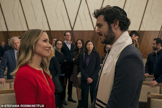 Kristen declined to star in Erin Foster's 10-part romantic comedy — premiering Thursday on Netflix — without Adam, who plays unconventional rabbi Noah Roklov who falls for agnostic podcaster Joanne