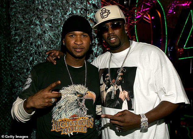 Usher and Diddy's relationship spans decades, as they were photographed in LA in 2004