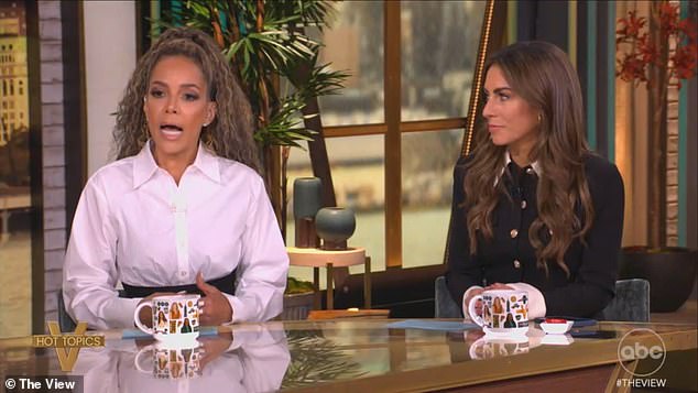 Sunny Hostin (left) said Jackson's comments were 