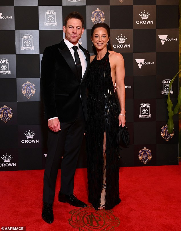 The former AFL player looked the part as he walked the red carpet, showing the world that he had truly turned his life around.