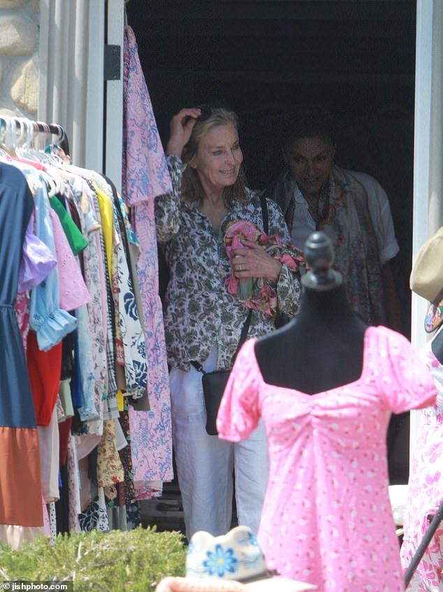 A new pop-up clothing store at The Big Yellow House in Summerland caught their attention with its colorful display of goods near the parking lot