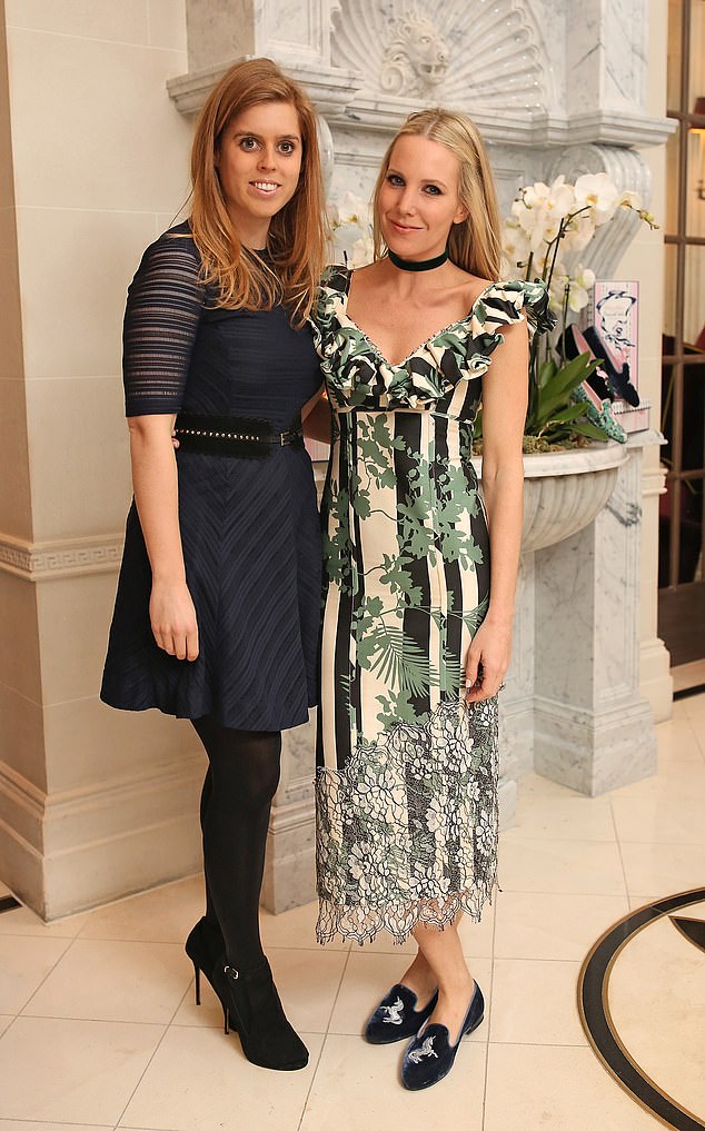 Alice with Princess Beatrice at a VIP dinner in honour of Mrs Alice for French Sole at The Connaught Hotel in London