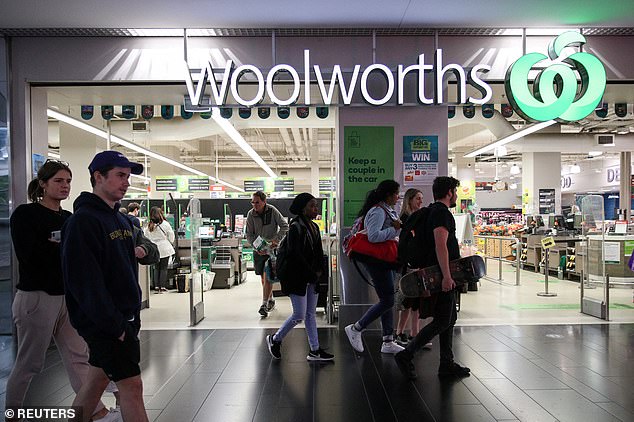 The brands were stocked in supermarkets across Australia, including Woolworths, Coles and IGA (stock image)