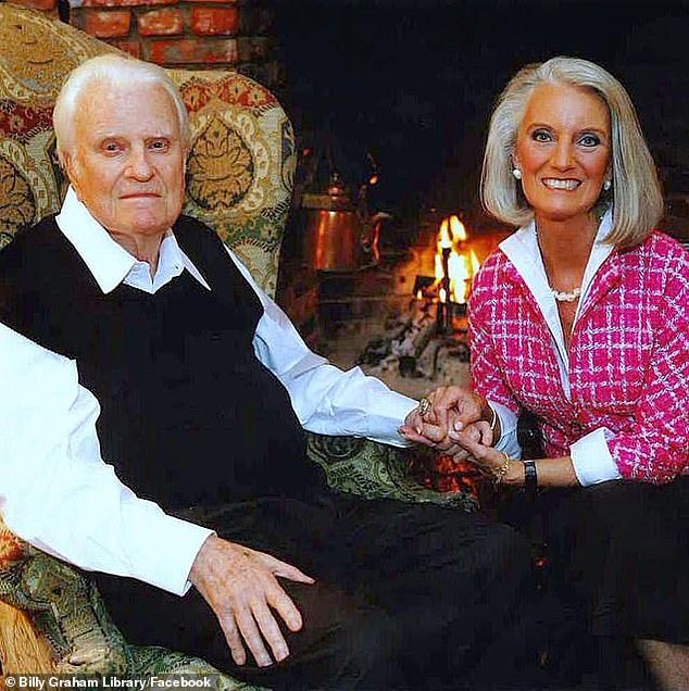 Post from May 21, 2015 shows the late Reverend Billy Graham and daughter Anne Graham Lotz