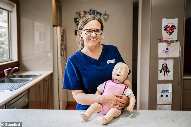 The terrifying but life-saving ordeal prompted the nurse to start her own business, offering baby first aid courses to help parents be prepared in case of an emergency, wherever they are.