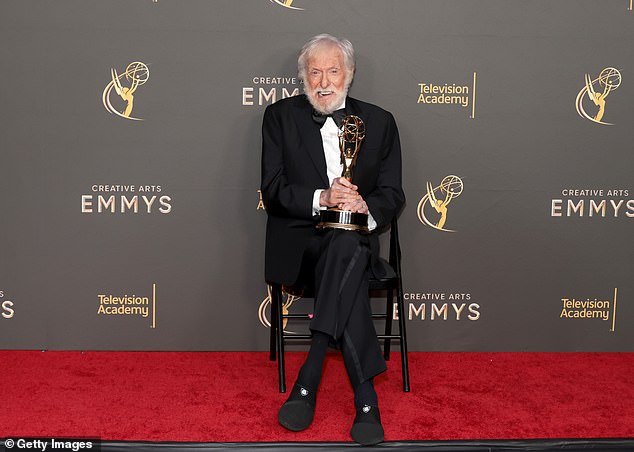 He won Outstanding Variety Special for his 2023 birthday special, Dick Van Dyke 98 Years of Magic, even though he did not attend the Primetime Emmys broadcast