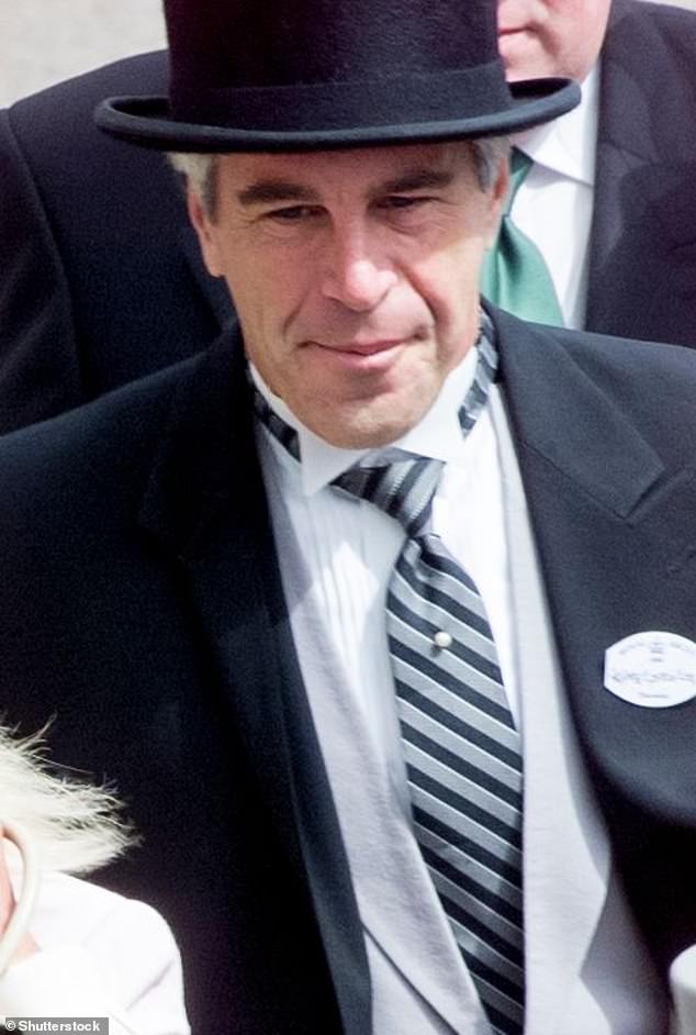 Convicted sex offender Jeffrey Epstein pictured at Royal Ascot in 2000