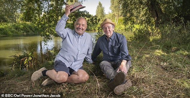 Mortimer & Whitehouse: Gone Fishing follows Bob and fellow comedian Paul Whitehouse (pictured left and right respectively) on a fishing adventure across the UK