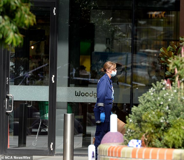 An entrance to the food court was closed after the tragedy