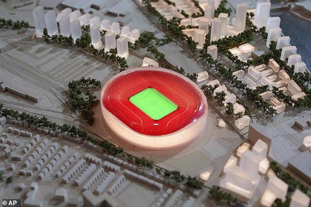 Architects have created an artist's impression of what the new stadium could look like