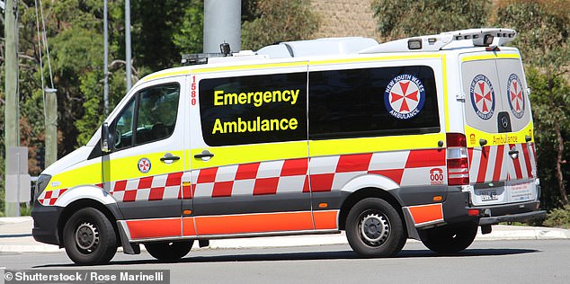 Paramedics treated the man, but he died at the scene (stock photo)