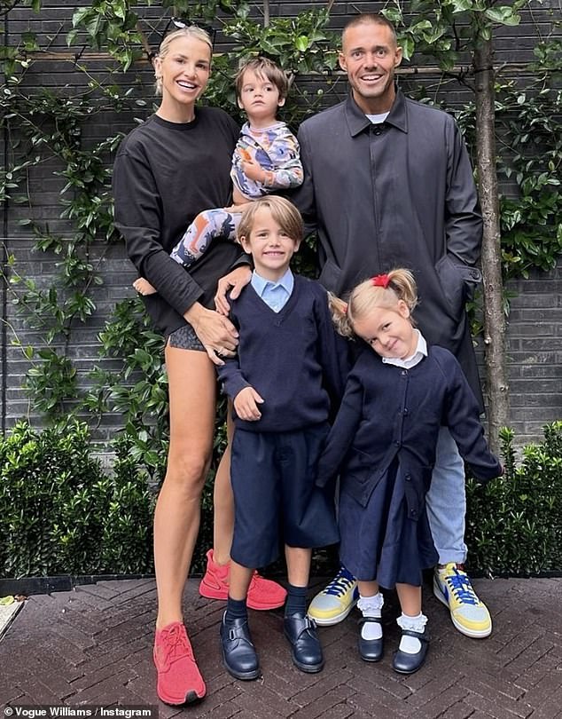 The couple already have three children: Theodore, five, Gigi, three, baby Otto, 21 months, and Vogue says Spencer would have another child 