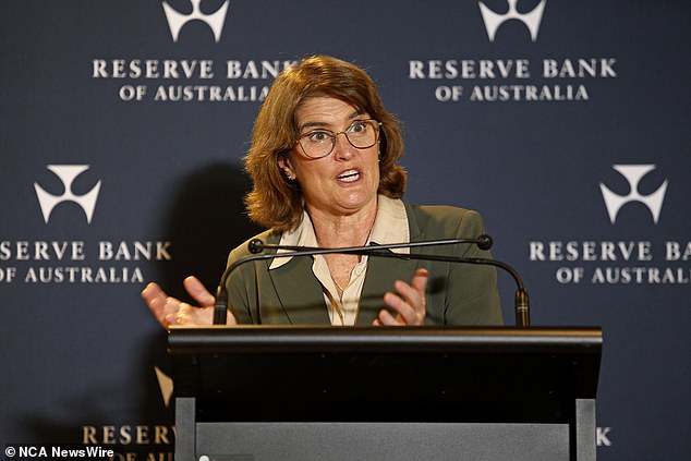 Ms Bullock (pictured) has also suggested that the federal government's $300 energy rebates, which came into effect on July 1, would do little to reduce underlying inflation