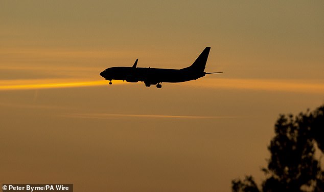 About two hours after the flight from Burgas to Liverpool took off, the crew declared an emergency (file photo)