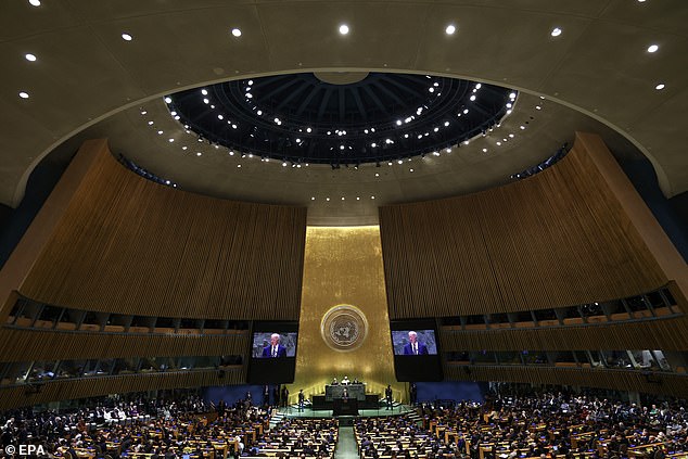 President Biden at the 79th session of the United Nations General Assembly