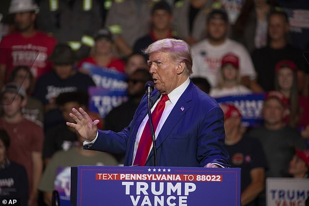 Trump questioned Harris' mental capacity during a campaign rally on Tuesday