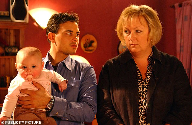 Elsewhere, Sue lifted the lid on what really goes on behind the scenes in Weatherfield as she recalled a wild night out for her on-screen son Ryan Thomas' (pictured in 2007) 21st birthday