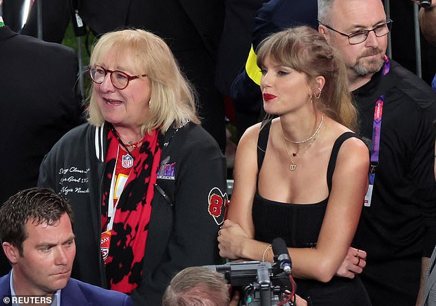 Kelce's mom believes he and Swift are a perfect match because they're both 