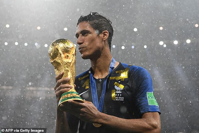 Varane won the 2018 World Cup with France and played a total of 93 international matches for Les Bleus